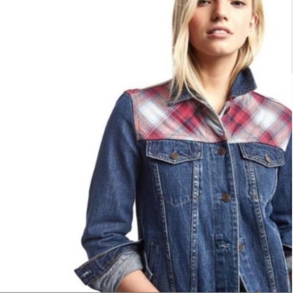 GAP 1969 X Pendleton Collaboration Western Plaid Denim Jacket